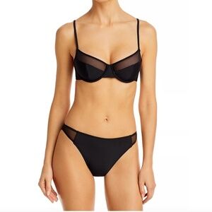 SOLID & STRIPED THE EMILY SOLID NYLON BIKINI